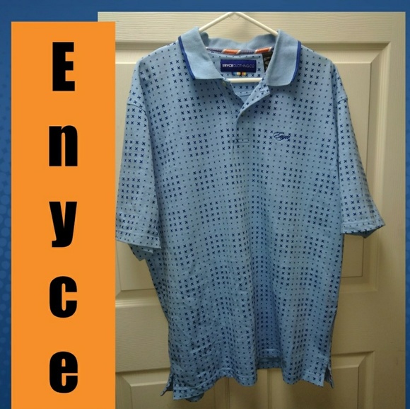 enyce Other - Enyce men XL polo shirt baby blue